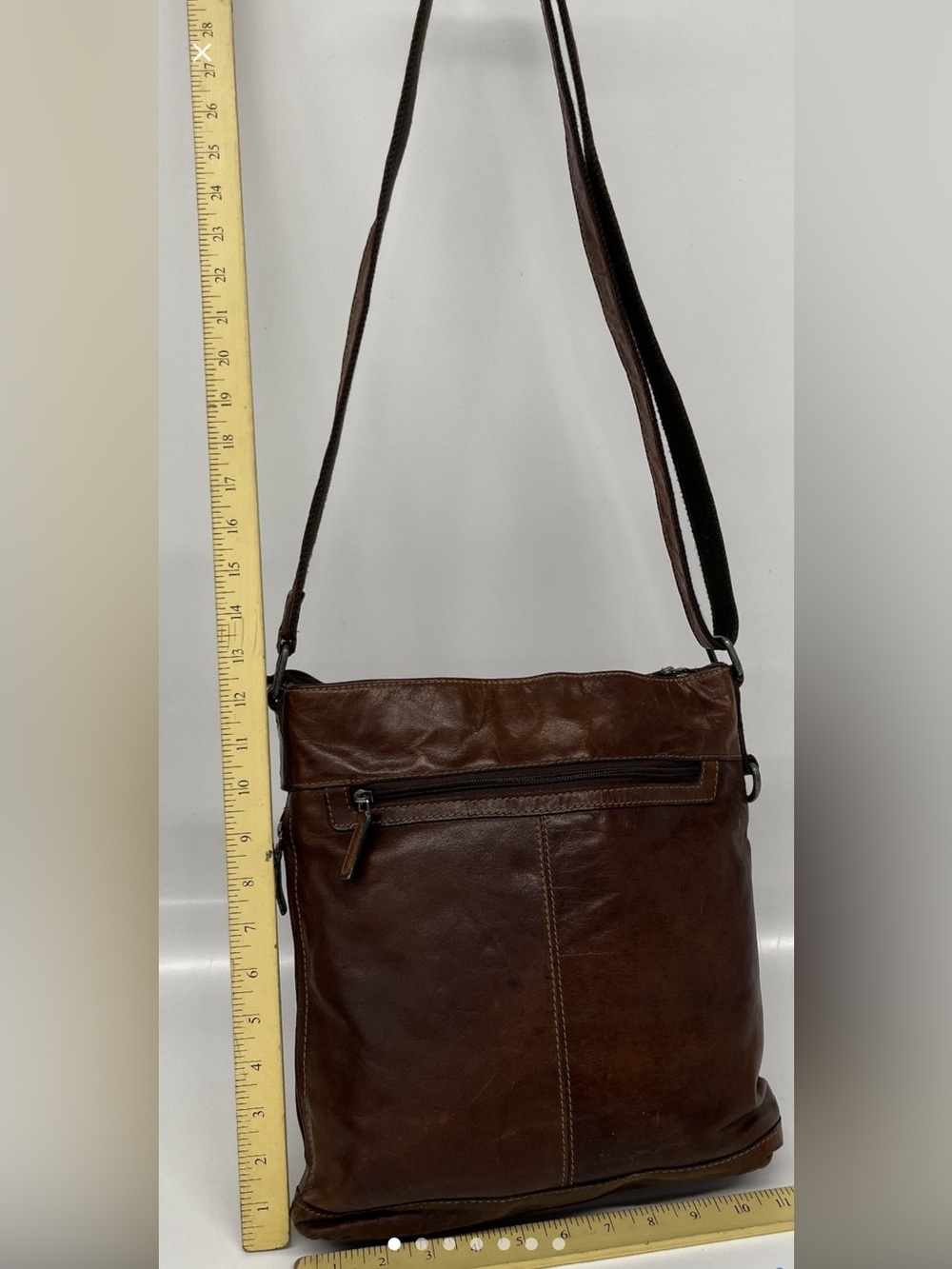 Jack George voyager Brown Leather Crossbody Bag - Classic Everyday Carry